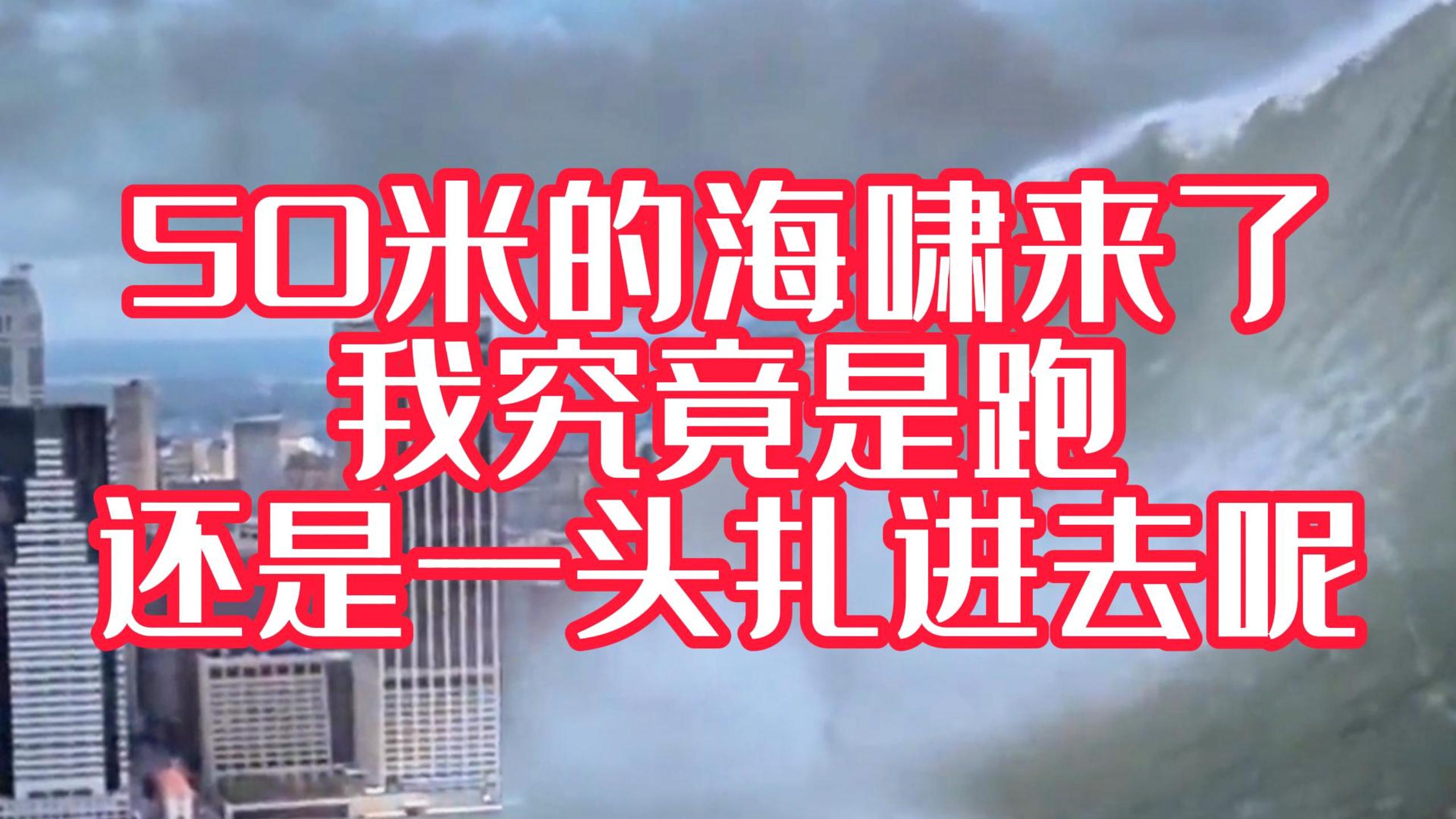 海嘯來(lái)了~我是跑呢？還是栽進(jìn)去呢？#科普三維動(dòng)畫(huà)